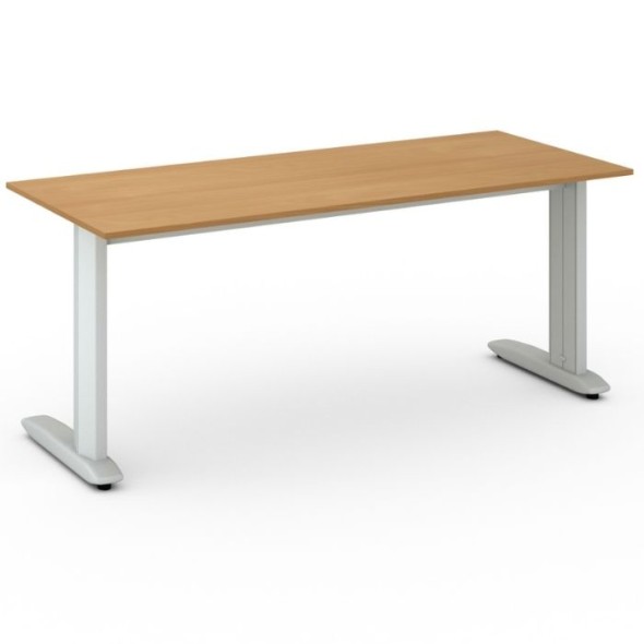 Kancelářský psací stůl PRIMO FLEXIBLE 1800 x 800 mm, buk