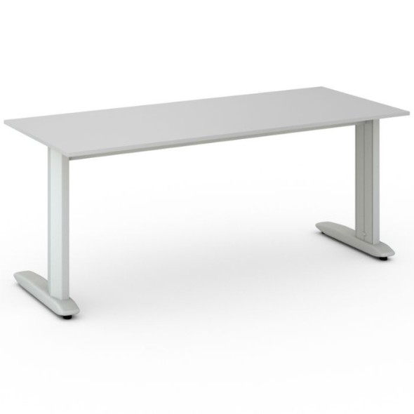 Kancelářský psací stůl PRIMO FLEXIBLE 1800 x 800 mm, šedá