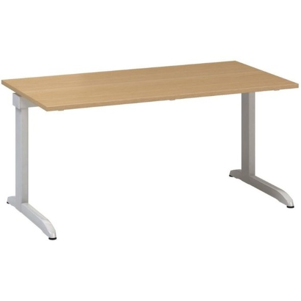 Kancelářský psací stůl CLASSIC C, 1600 x 800 mm, buk