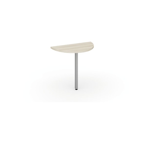 Přístavba pro kancelářské pracovní stoly PRIMO, 80 cm, bílá/dub přírodní