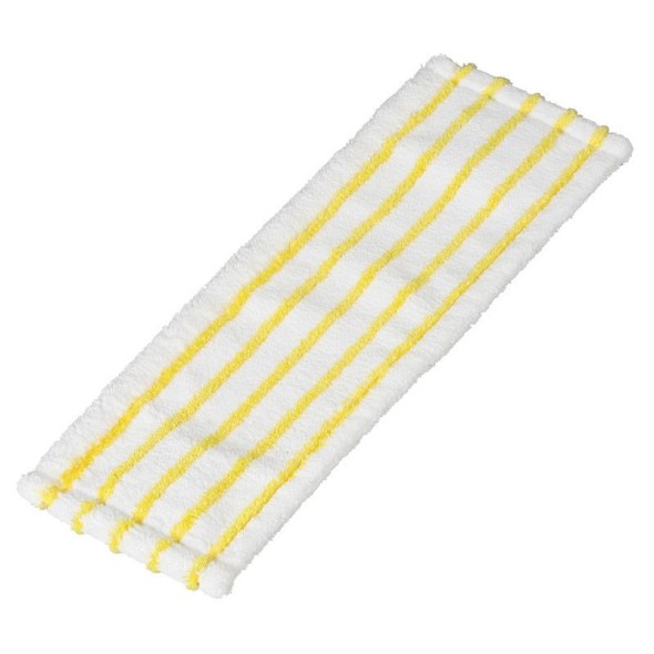 Plochý mop na podlahu - mikromop bílo-žlutý, 44,5 x 15 cm (5 ks)