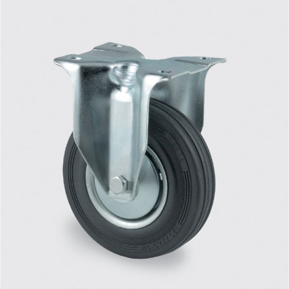 Transportní kolečko s krytem 100 mm, černá guma