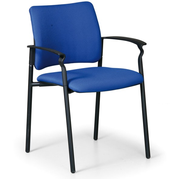 Konferenční židle ROCKET s područkami, modrá
