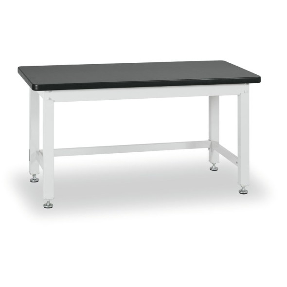 Pracovní stůl do dílny BL, stolní deska MDF + PVC, nosnost 1000 kg, 1500 mm