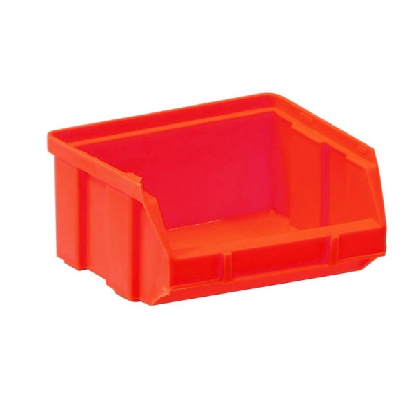 Plastové boxy, 100 x 95 x 50 mm, červené