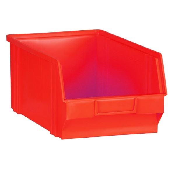 Plastové boxy, 146 x 237 x 124 mm, červené
