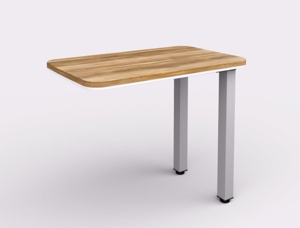Přístavný stůl WELS - levý, 900 x 550 x 762 mm, merano