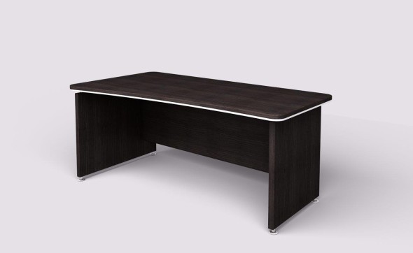 Rohový kancelářský psací stůl WELS, 1800 x 948 mm, levý, wenge