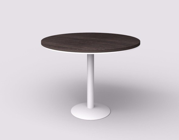 Kulatý konferenční stůl WELS, 1000x762 mm, wenge