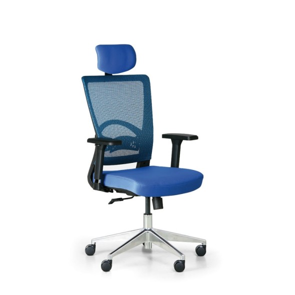 Krzesło biurowe AVEA, niebieski