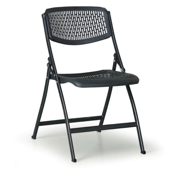 Krzesło składane CLICK, czarne