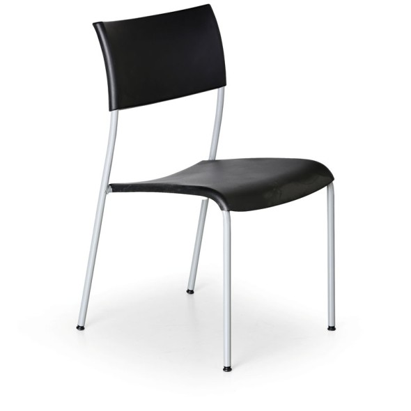 Plastikowe krzesło kuchenne FOREVER, czarne