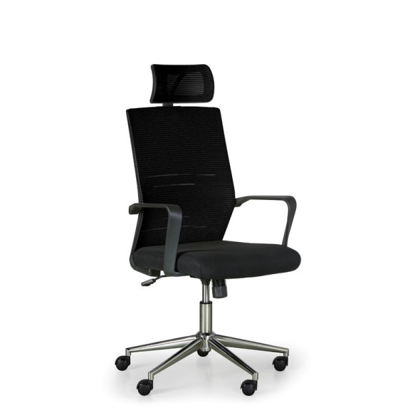 Krzesło biurowe INDY, czarne