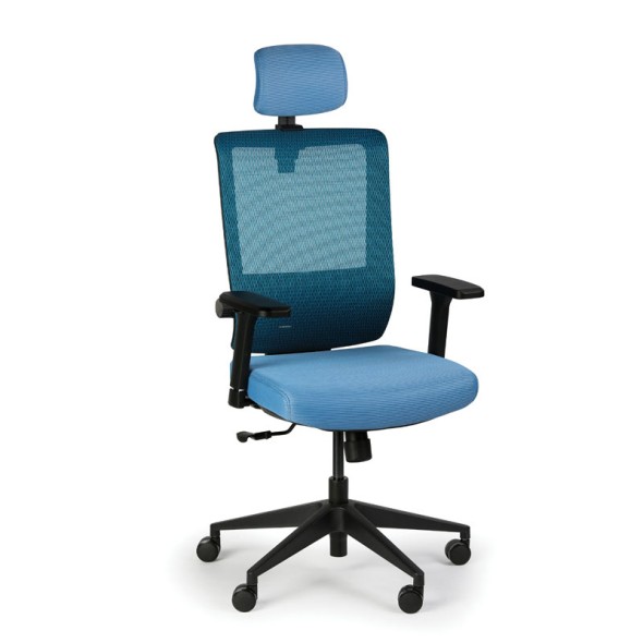 Krzesło biurowe AE, niebieskie