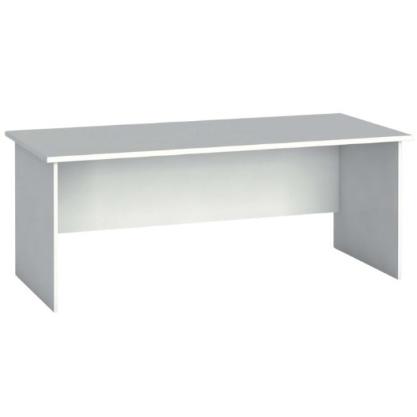 Stół biurowy PRIMO FLEXI, prosty 180 x 80 cm, biały