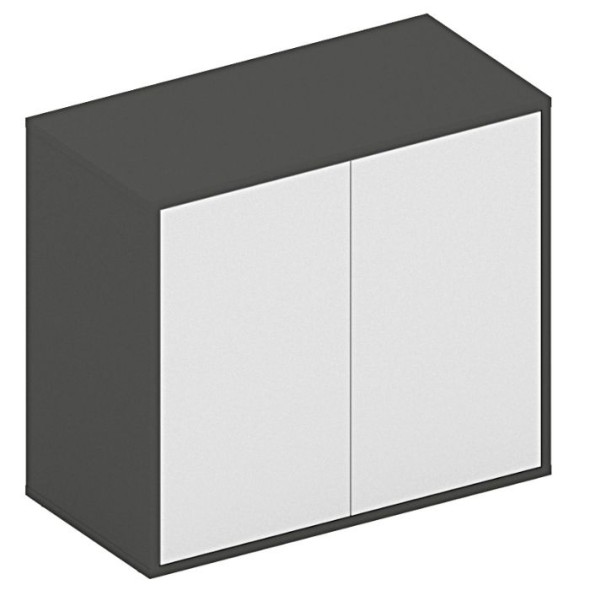 Niska szafka z drzwiami FUTURE, 710 x 800 x 400, grafit