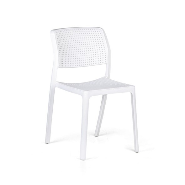 Krzesło konferencyjne NELA, białe