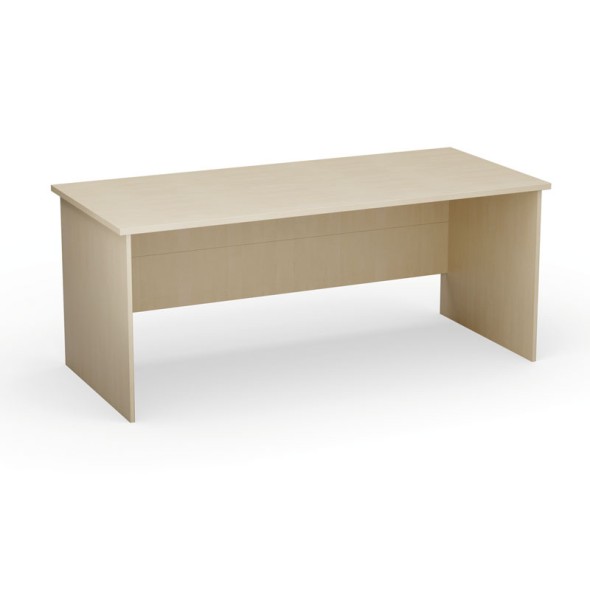 Stół biurowy PRIMO Classic, prosty 180x80 cm, brzoza, brzoza