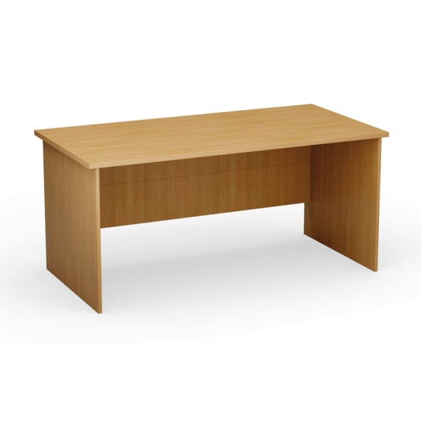 Stół biurowy, PRIMO Classic, prosty 160x80 cm, buk