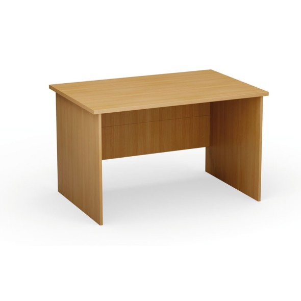 Stół biurowy PRIMO Classic, prosty 120x80 cm, buk