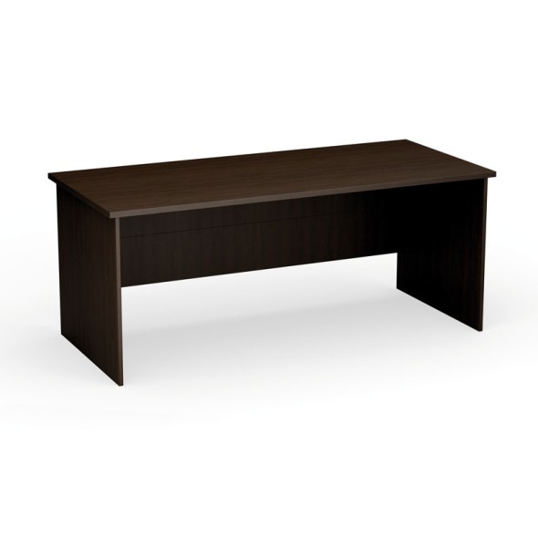 Stół biurowy PRIMO Classic, prosty 180x80 cm, wenge