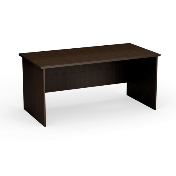 Stół biurowy, PRIMO Classic, prosty 160x80 cm, wenge