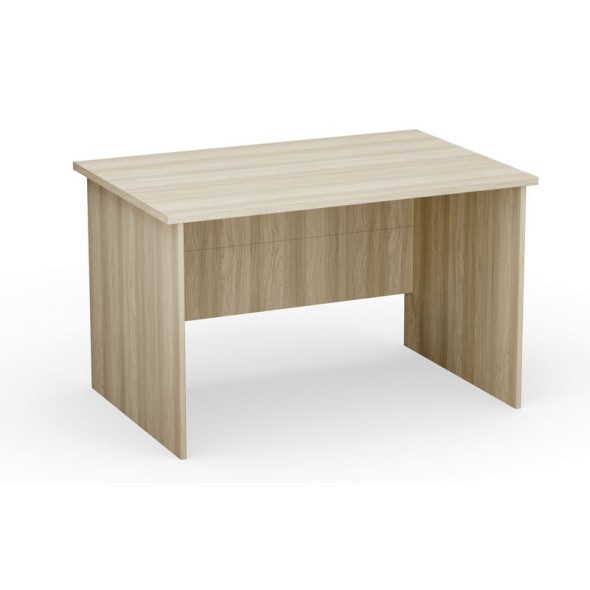 Stół biurowy PRIMO Classic, prosty 120x80 cm, dąb naturalny