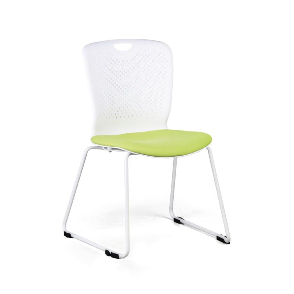 Krzesło plastikowe DOT, zielone