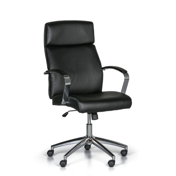Krzesło biurowe HOLT, czarne
