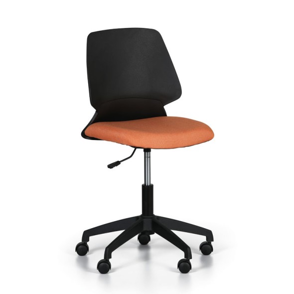 Krzesło biurowe CROOK, pomarańczowe