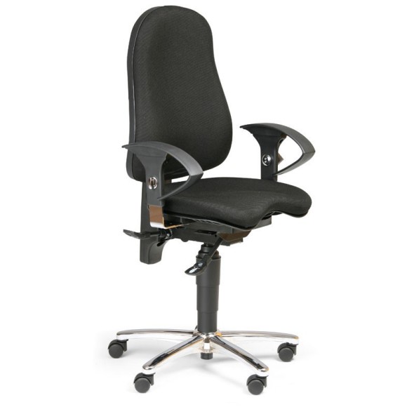 Krzesło biurowe EXETER, czarne