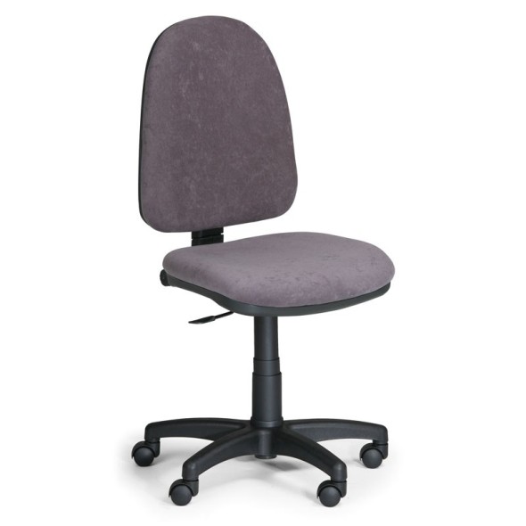 Biurowe krzesło TORINO bez podłokietników - szare