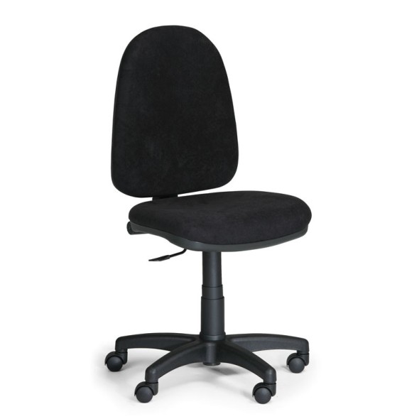 Biurowe krzesło TORINO bez podłokietników - czarne