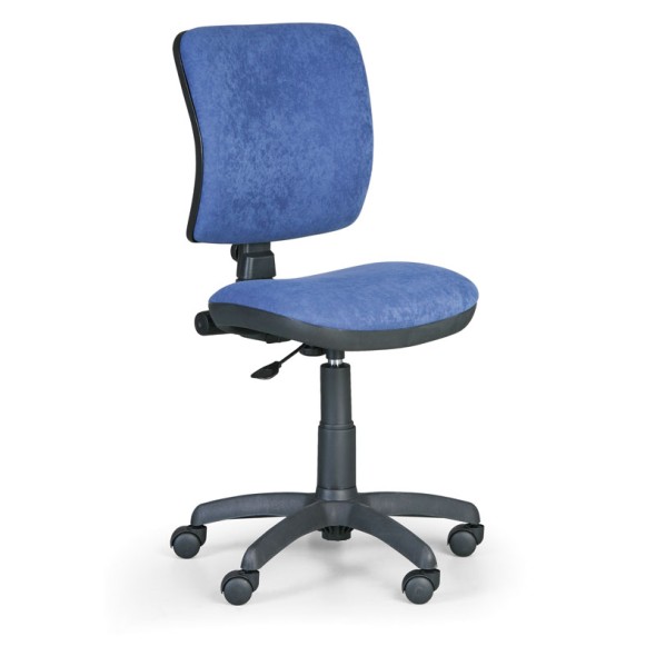 Biurowe krzesło MILANO II bez podłokietników - niebieske