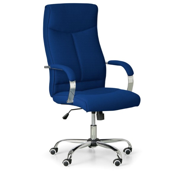 Fotel biurowy LUGO TEX, niebieski