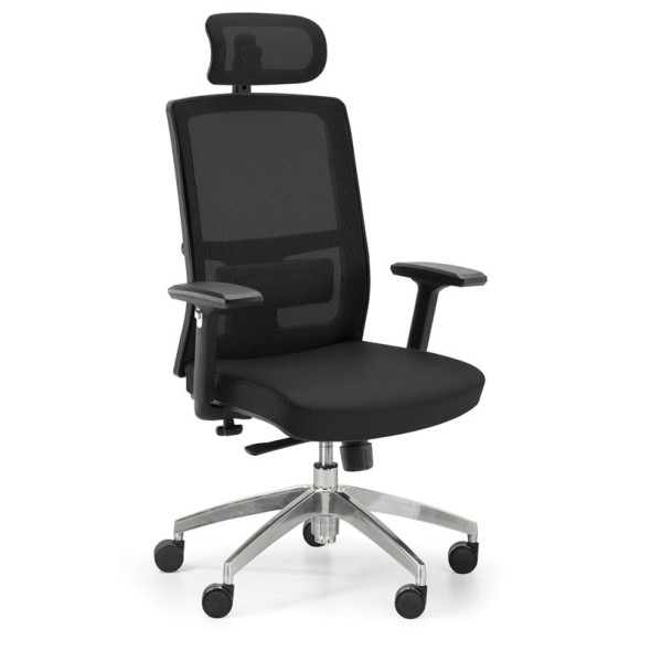Krzesło biurowe NED MF, czarny
