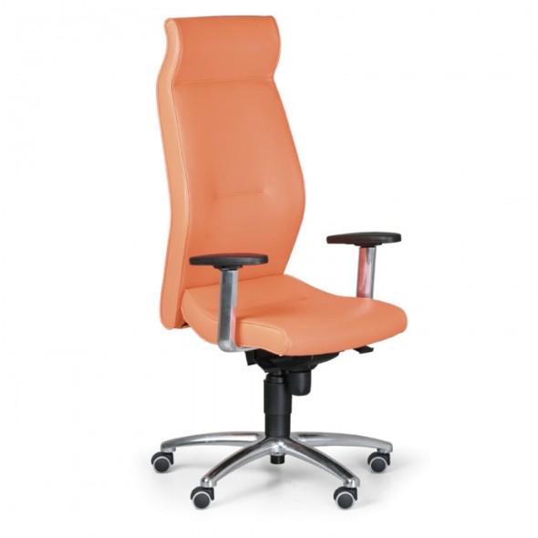 Fotel biurowy MEGA, pomarańczowy