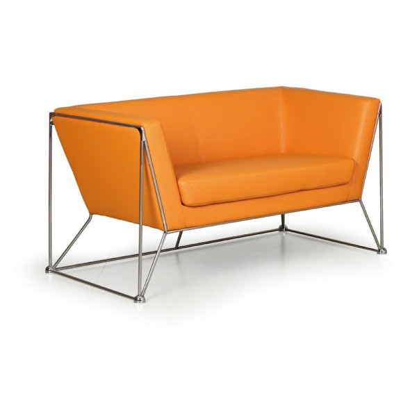 Sofa NET, 2 Sitzplätze, orange