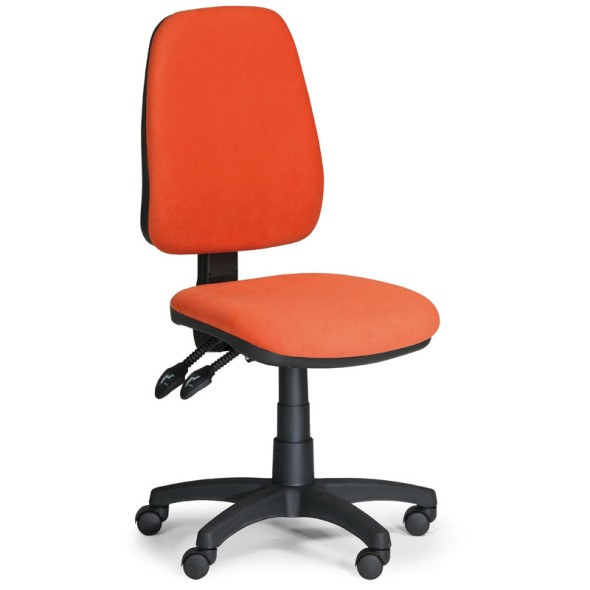 Bürostuhl ALEX ohne Armlehnen, orange
